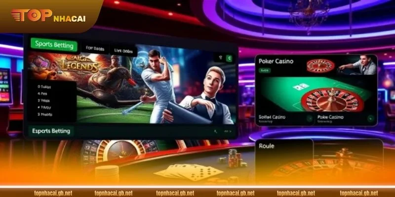 Trải nghiệm các siêu phẩm live casino hấp dẫn nhất chỉ có tại top 10 nhà cái uy tín.